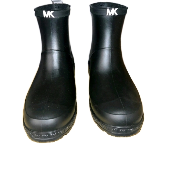 MICHAEL by Michael Kors Mac Rain Bootie in Black/Optic US Mens’s Size 10 NIB - Picture 2 of 9